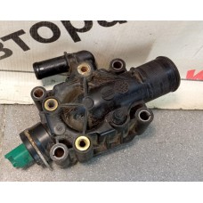 Корпус термостата с датчиком температуры Citroen C4 II 2011-2022 Peugeot 308 I 2007-2015 9647265980 96566364