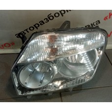 Фара левая  Renault Duster 2012> ДО 2015 ГОДА СВЕТЛЫЙ ОТРАЖАТЕЛЬ 260600069R