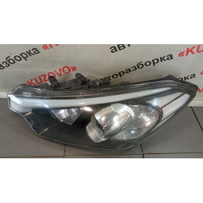 Фара левая Kia Cerato 2013-2020 ДО 2016 ГОДА ГАЛОГЕН 92101A7080
